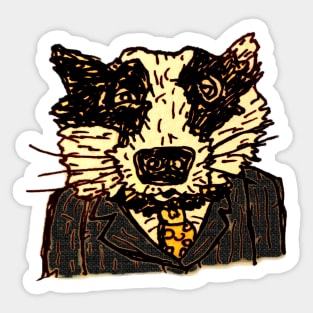 Fantastic Mr Badger Sticker